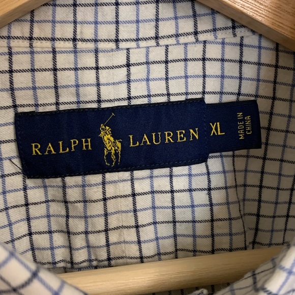 XL Men’s Polo by Ralph Lauren Button Down Shirt - Picture 2 of 3